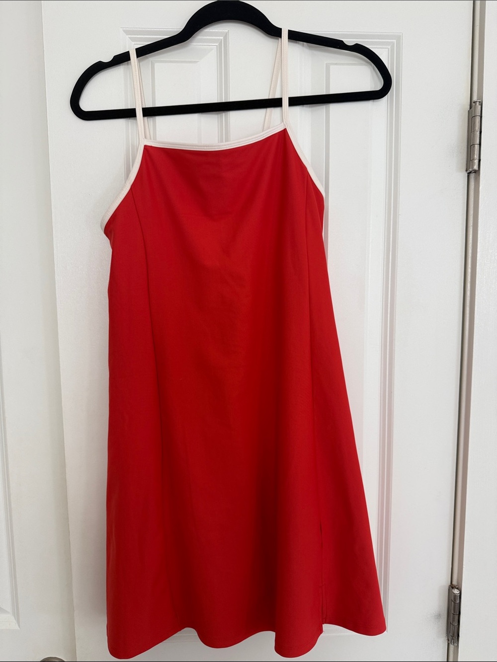 Old Navy Red Athletic Dress with Cream Trims